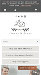 Mobile Screenshot of ldlinensanddecor.com